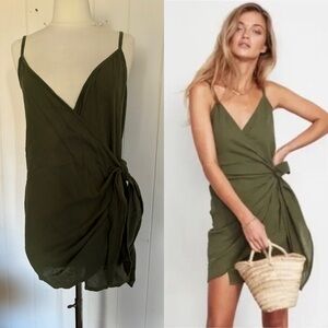 Faithfull the brand Kara wrap dress XS 2
